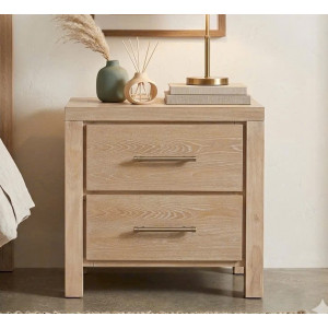 B5822 - 92 : Tủ Đầu Giường 02 Ngăn Kéo - Màu Kem Sứ Nung